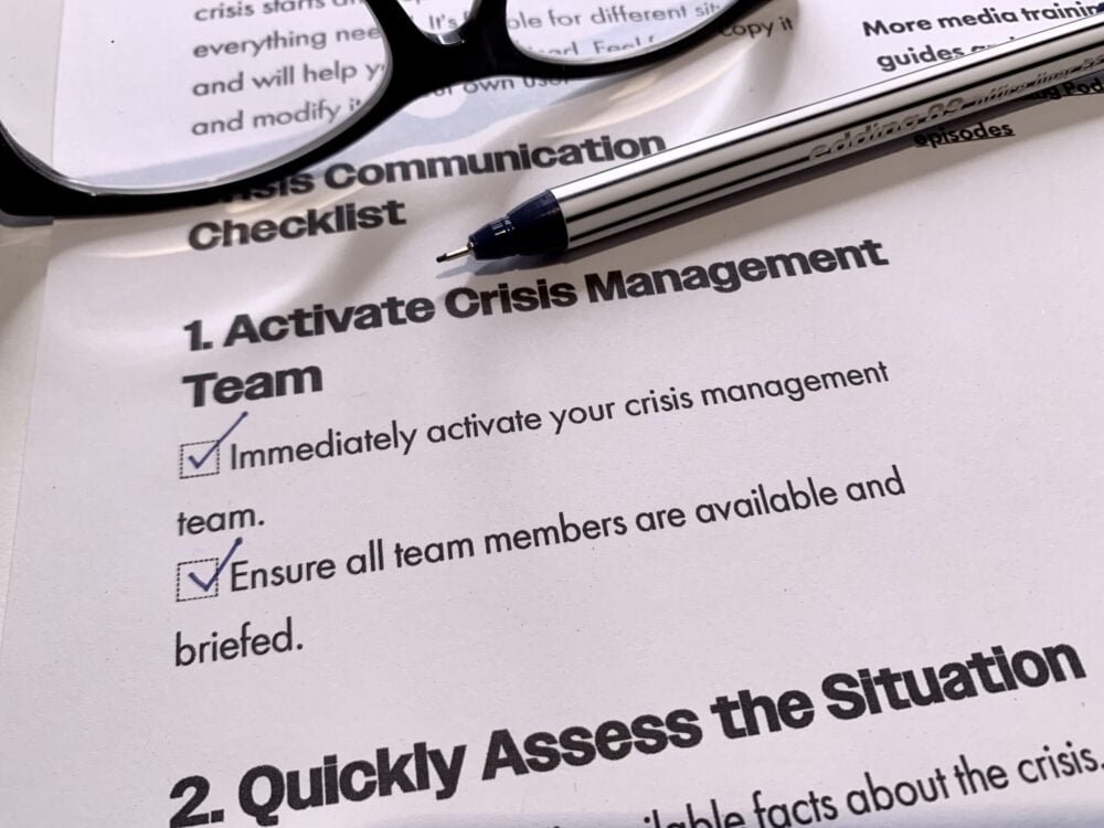 Featured image for “Crisis communications checklist”